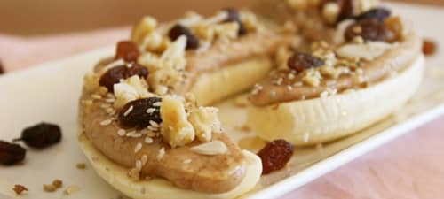 Banana With Almond Butter  